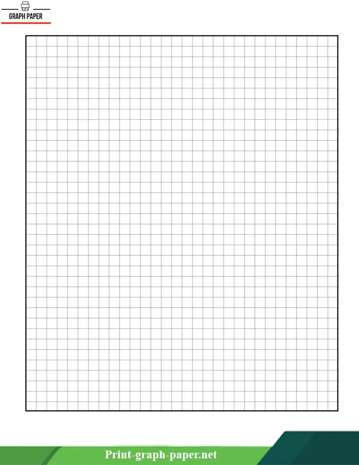 Printable Free Online Graph Paper Template in PDF