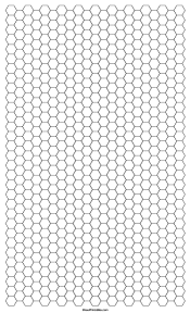 free printable hexagon graph paper template in pdf