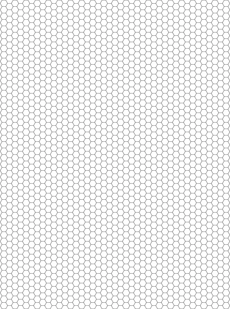 free printable hexagon graph paper template print graph