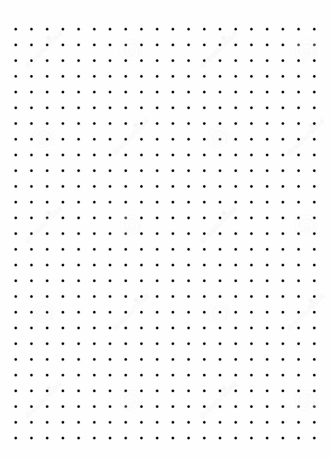 Free Printable Dot Paper Or Dot Graph Template PDF