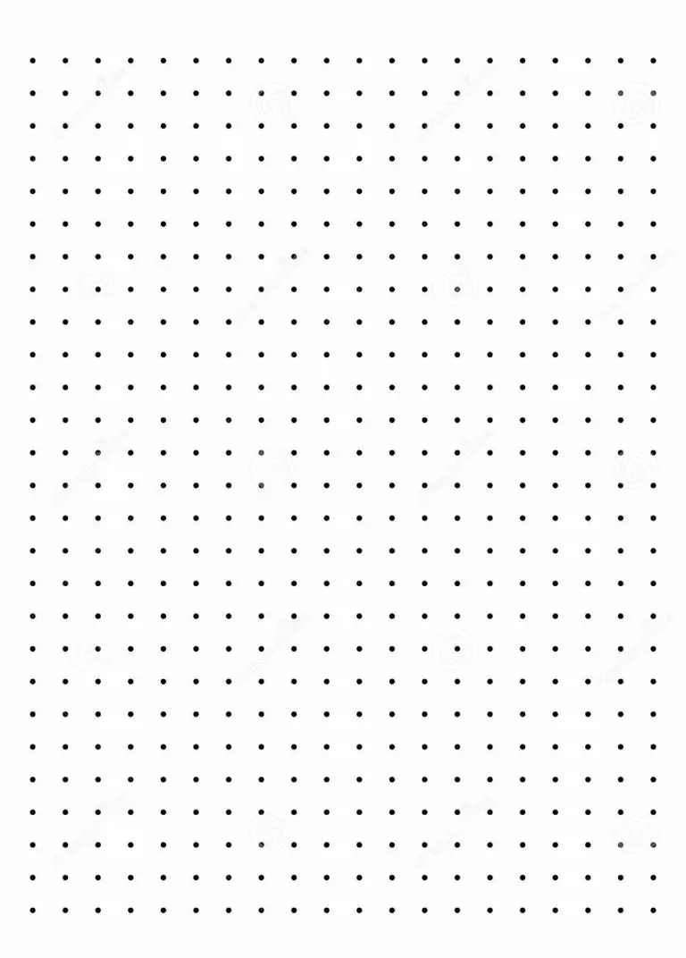 Free Printable Dot Paper Or Dot Graph Template Pdf