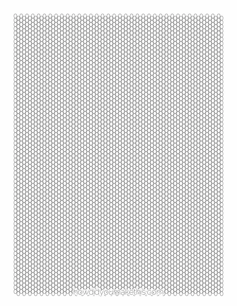 Beading Graph Paper Printable - Printable World Holiday