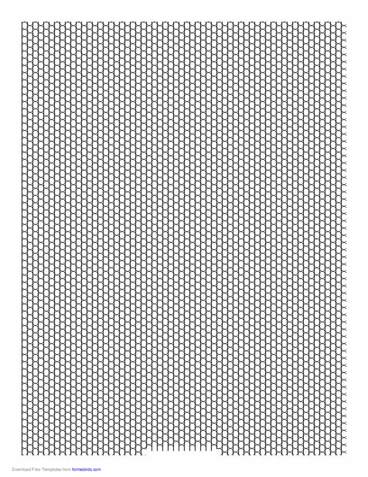 Seed Bead Graph Paper Template