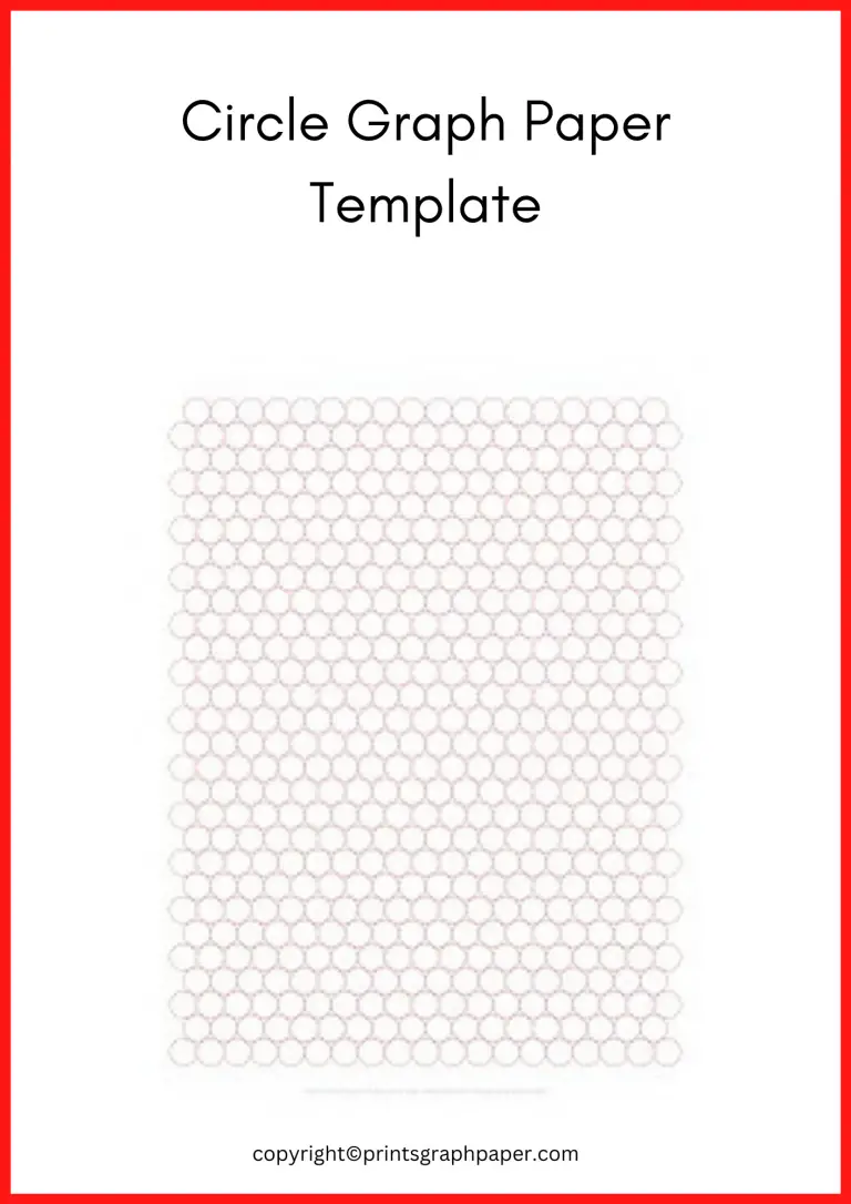 Circle Graph Paper Free Printable Template in PDF