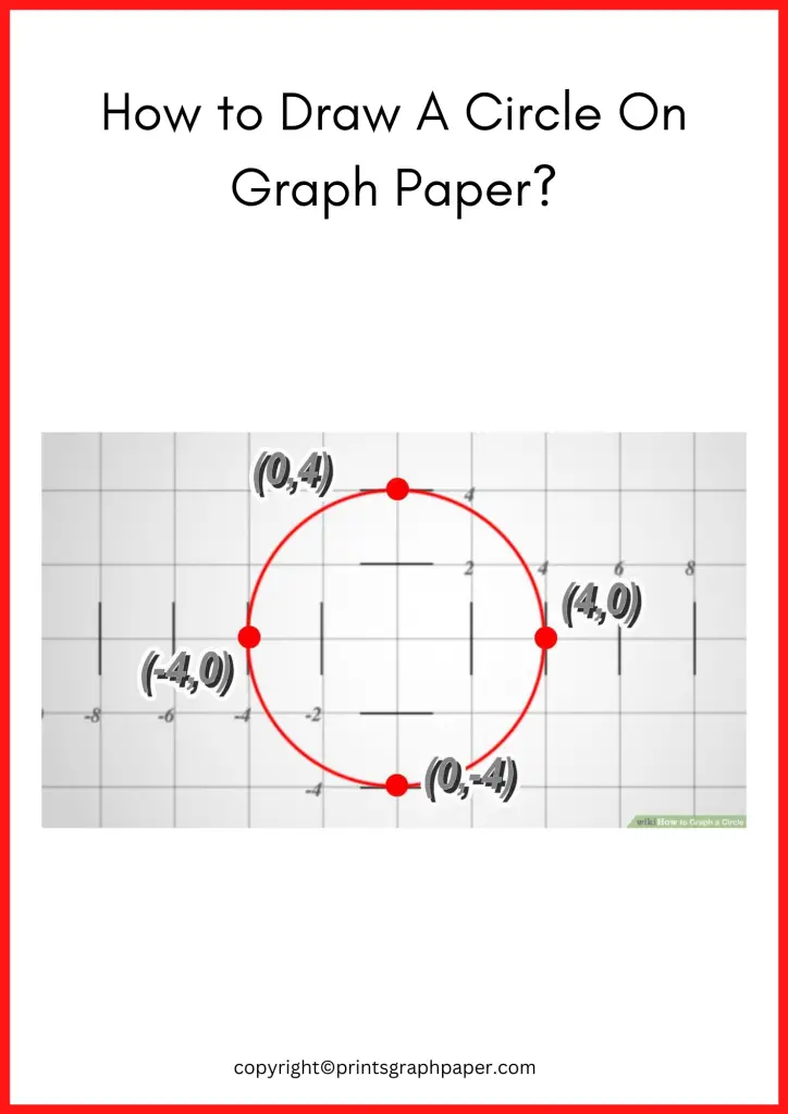 How to Draw A Circle On Graph Paper