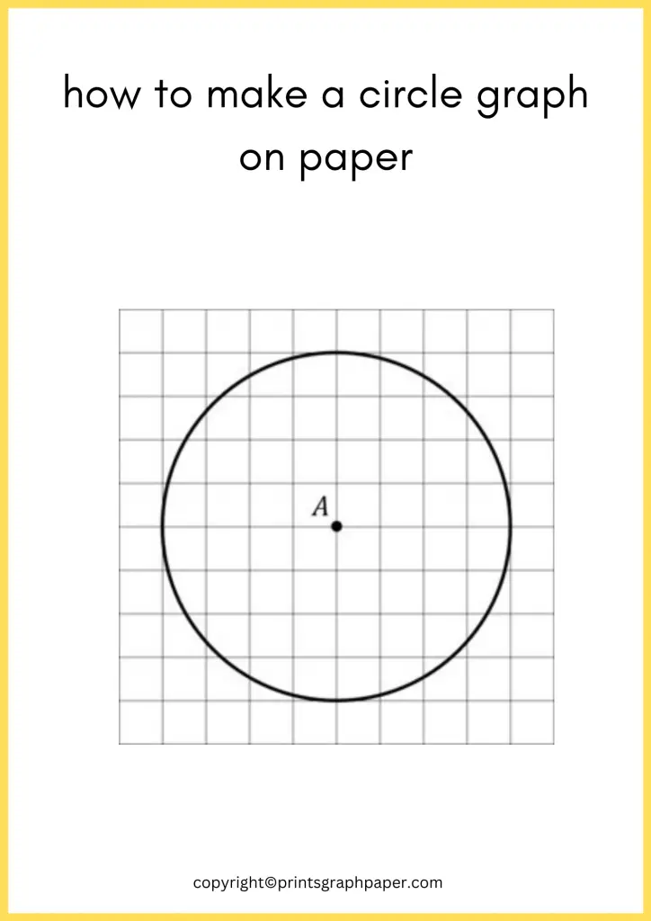 how to make a circle graph on paper
