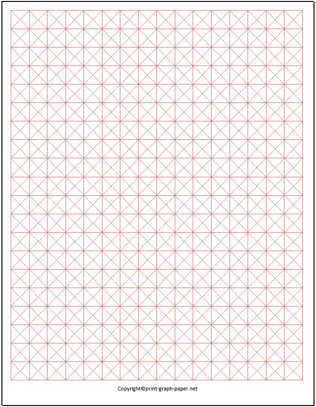 diagonal graph paper template