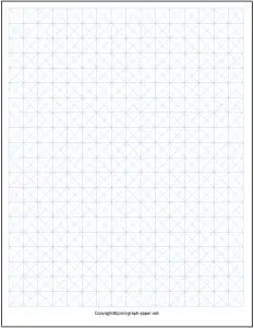 Graph Paper With Diagonal Lines
